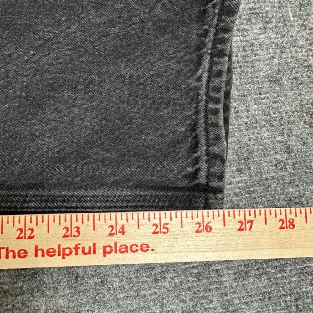 Rag & Bone Highland Washed Black Cotton Button Fly Jeans Size 34 MED22P1238BBHI